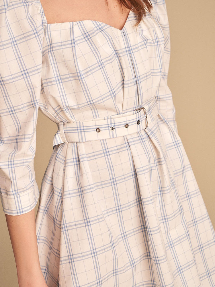 Plaid Mini Dress