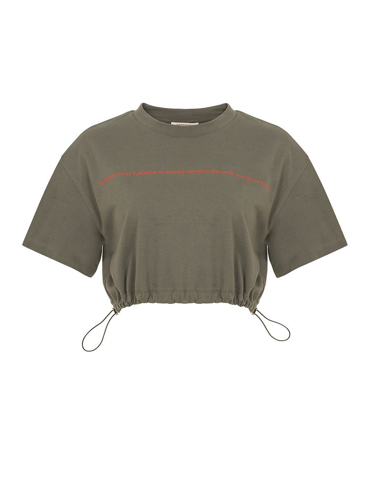 Round Neck Crop Top