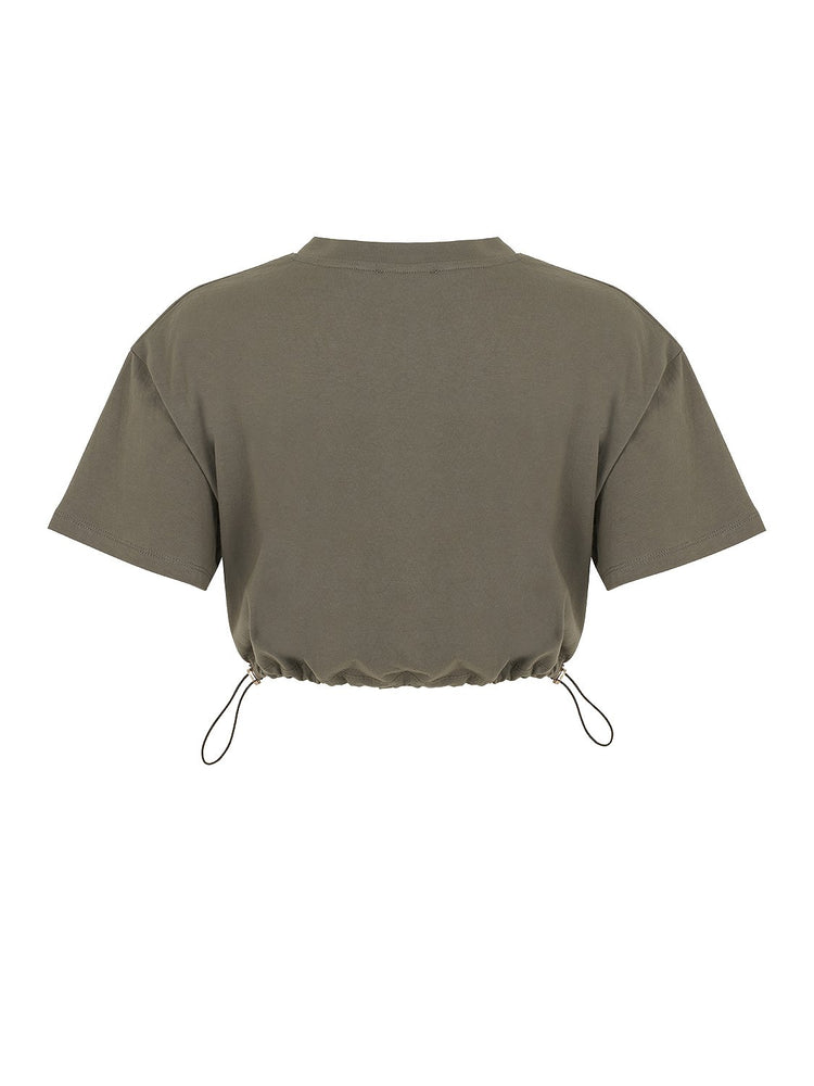 Round Neck Crop Top