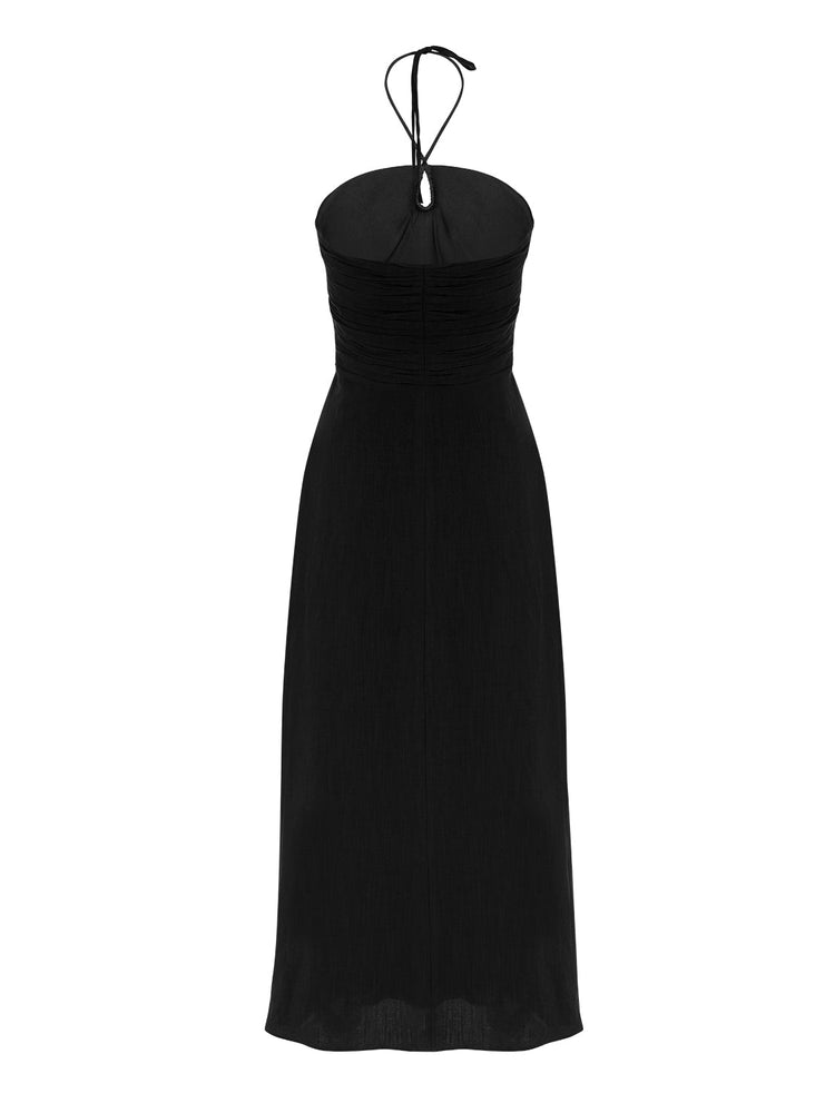 Draped Midi Dress