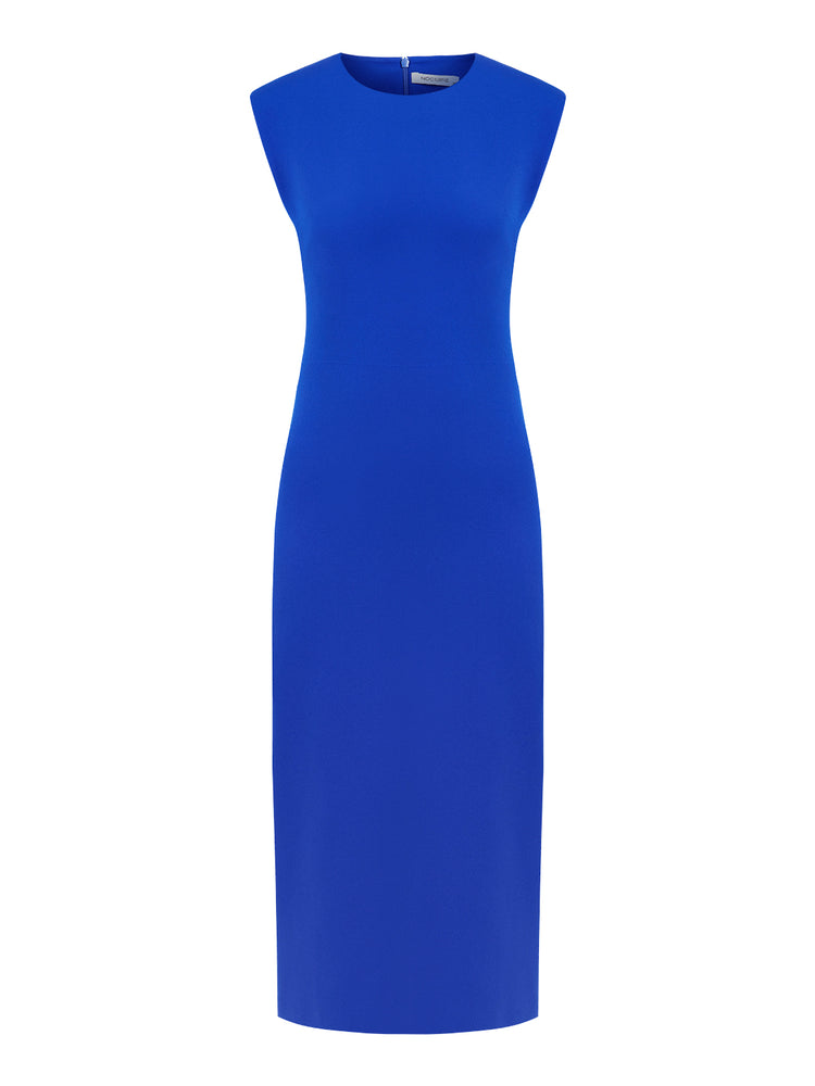 Shoulder Pad Pencil Dress