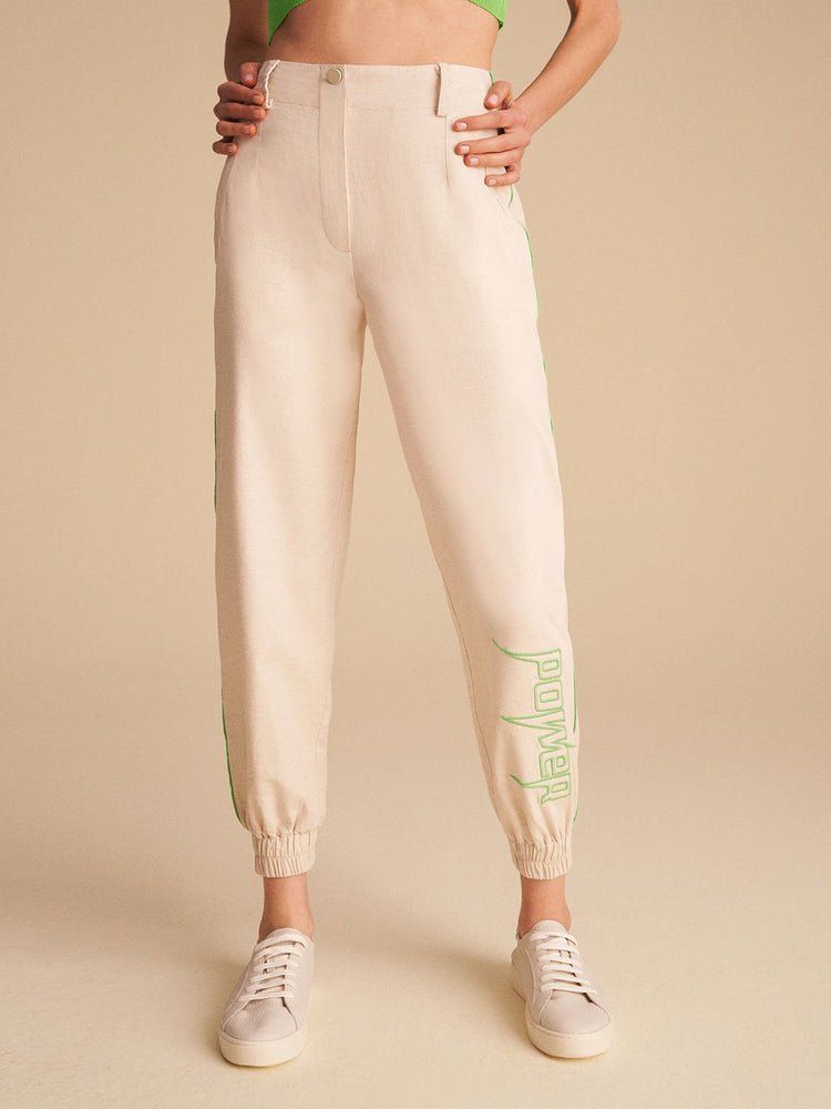 Embroidered Jogging Pants