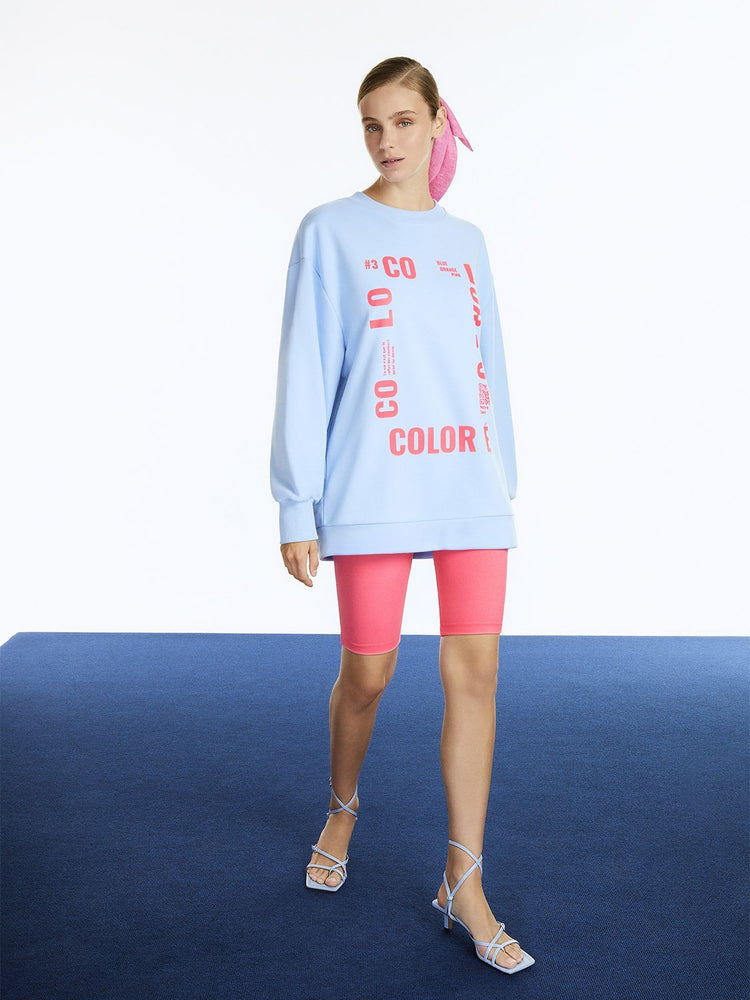 Oversized Text Sweatshirt