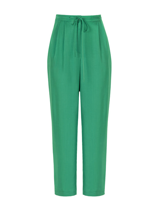 Mint Green High-Waisted Flare Pants, NOCTURNE