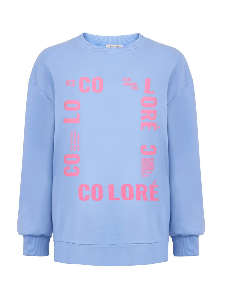 Oversized Text Sweatshirt